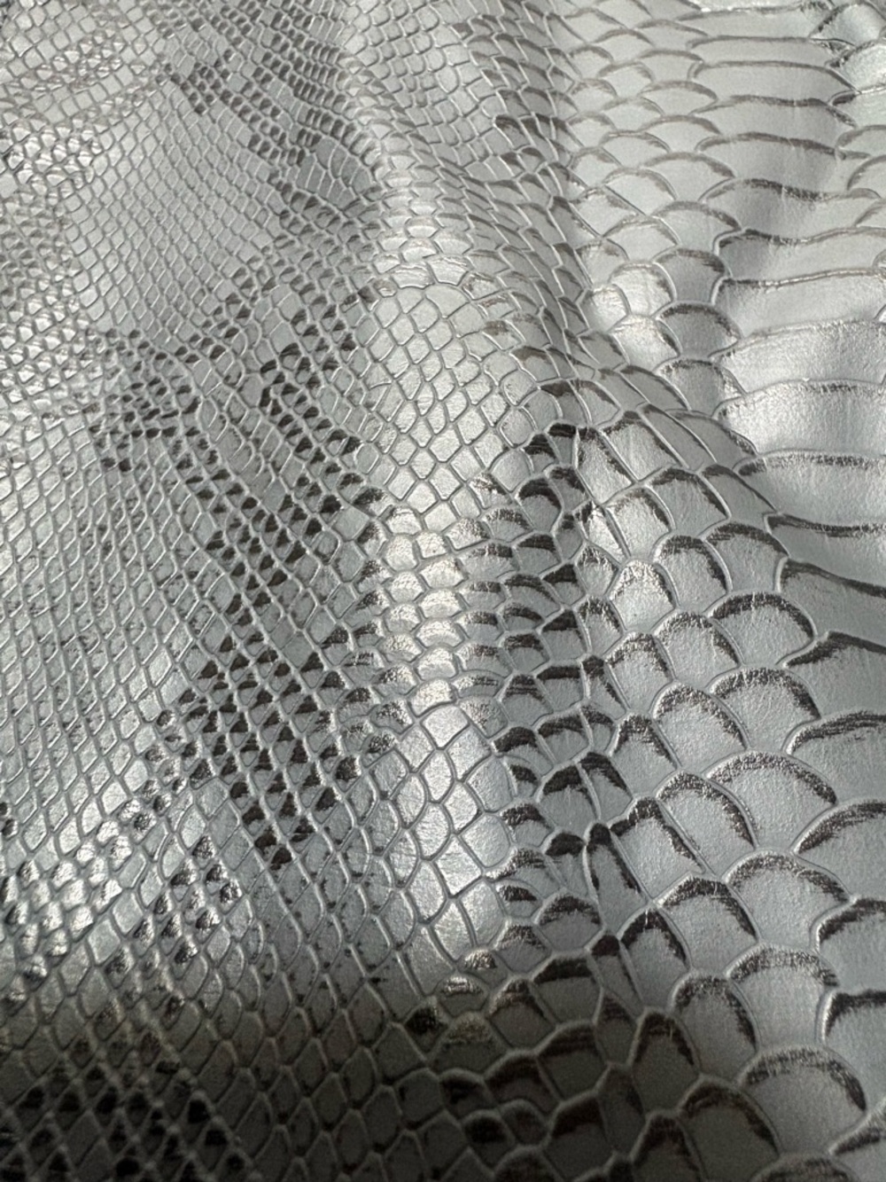 NAKED WARDROBE Faux-Snake Skin Lace-Up Mini Skirt - Picture 4 of 8